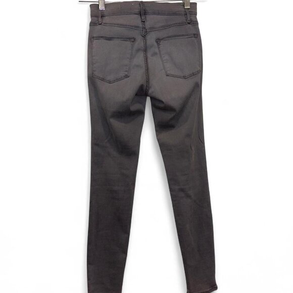 FRAME Le High Skinny Jeans Light Grey High Rise Size 25 - Picture 2 of 4